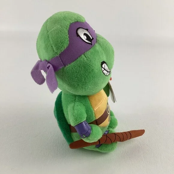 Ty Teenage Mutant Ninja Turtles Donatello 6" Plush Stuffed Donnie 2017 with Tags - Picture 4 of 6